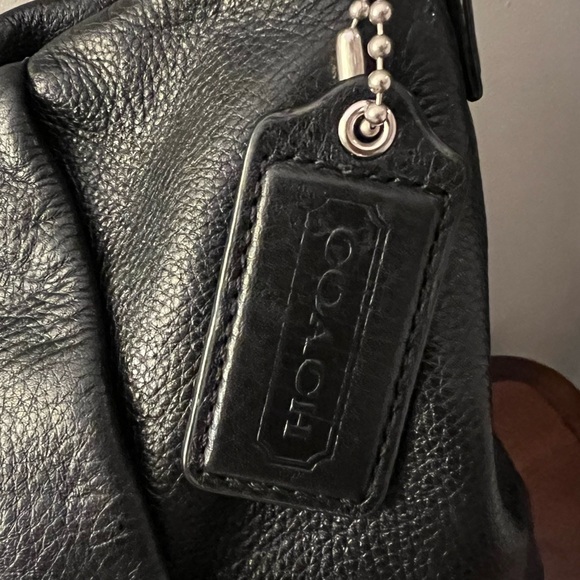 Coach 21224 Madison Isabelle Leather Hobo Black - Picture 5 of 13